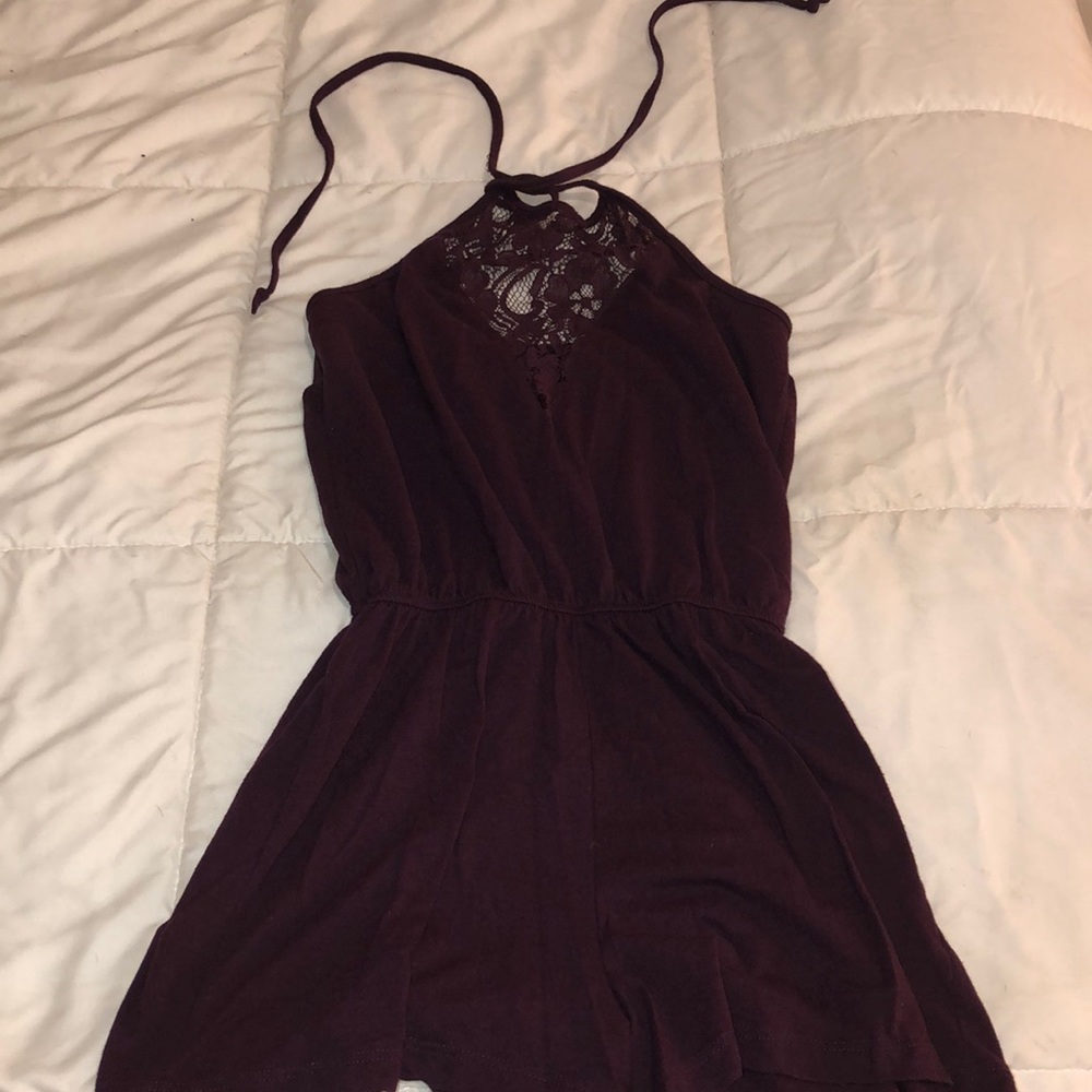 Empyre Maroon Romper